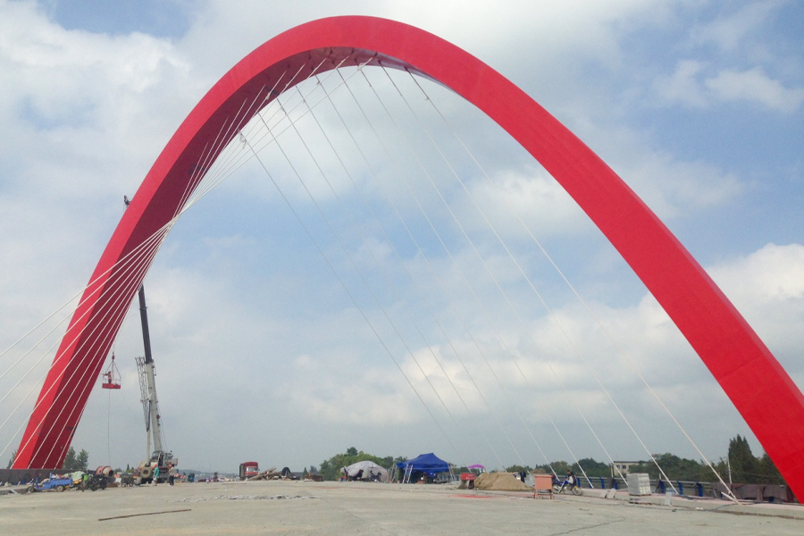 Approach Bridge Crossing Canal - Bangladesh 337MW/305MW (Net) Power Plant EPC -projekti